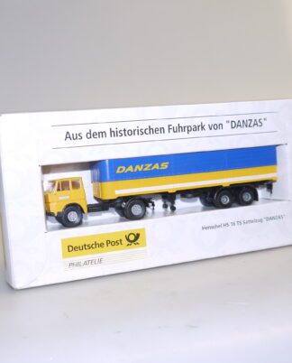 1:87 Brekina Somo-Box Henschel HS 16 Danzas, neuw./ovp