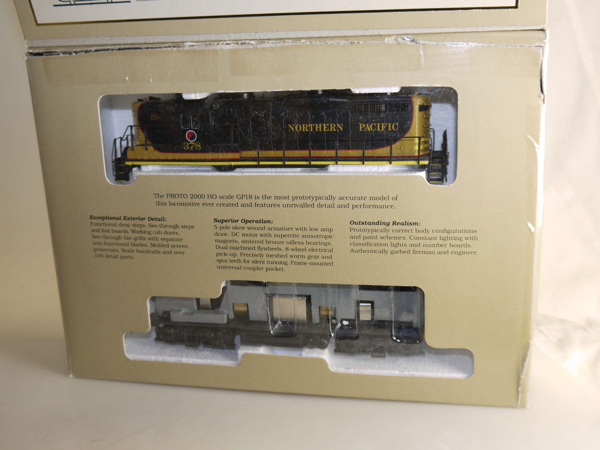 H0 Proto 2000/Brawa 8648 US-Diesellok GP18 Northern Pacific #378, neuw./ovp