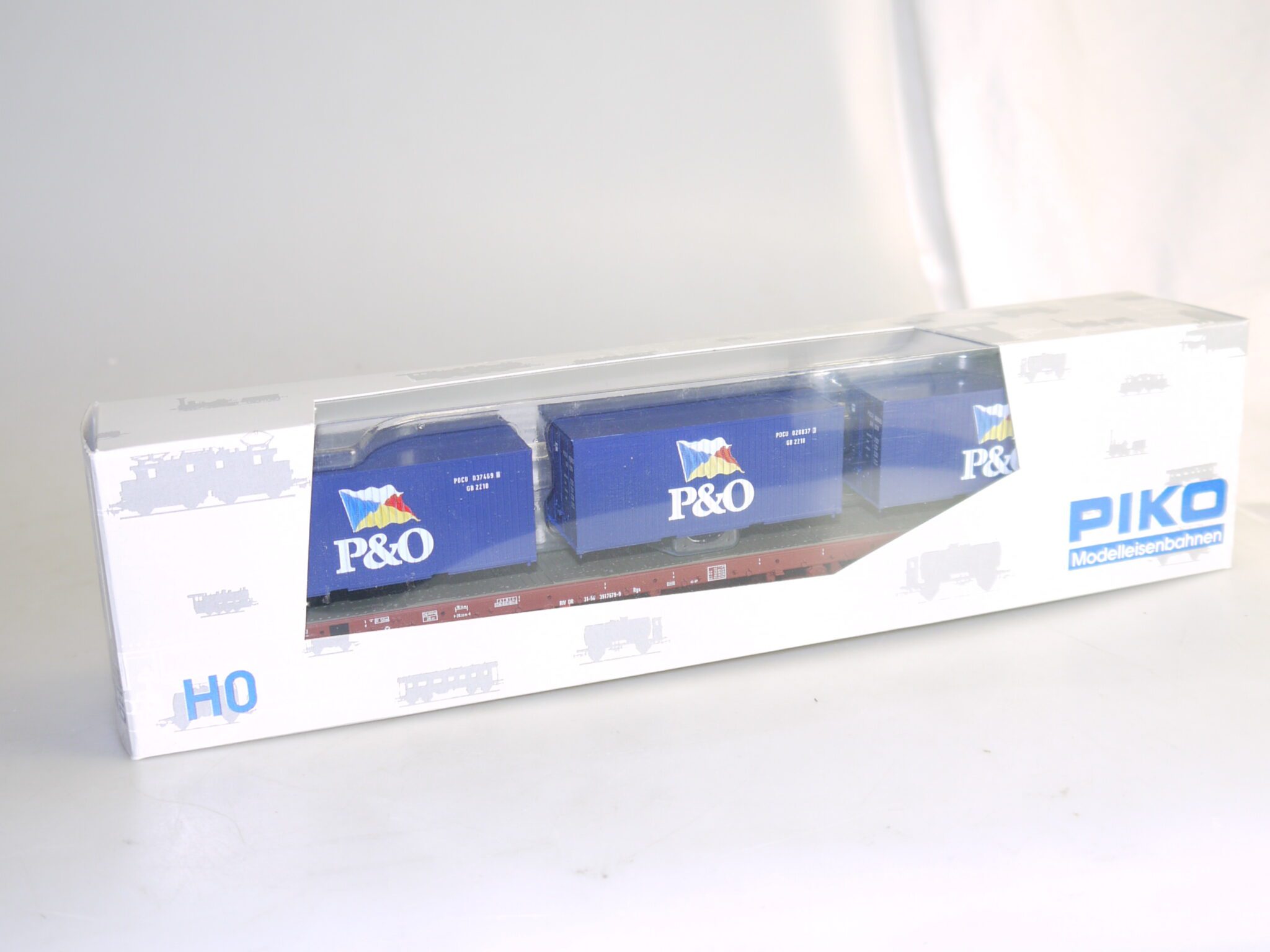 H0 Piko 54162 Flachwagen Rgs3910 P&O, neuw./ovp