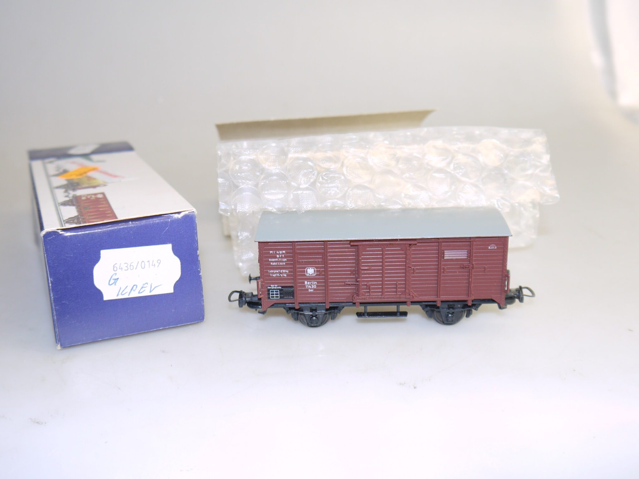 H0 Piko 6436/0149 Ged. Güterwagen KPEV 11430 Berlin, neuw./ovp/unbespielt