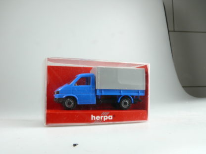 1:87 Herpa 041829 VW T4 PRITSCHE/PLANE ‘blau’ – neu!