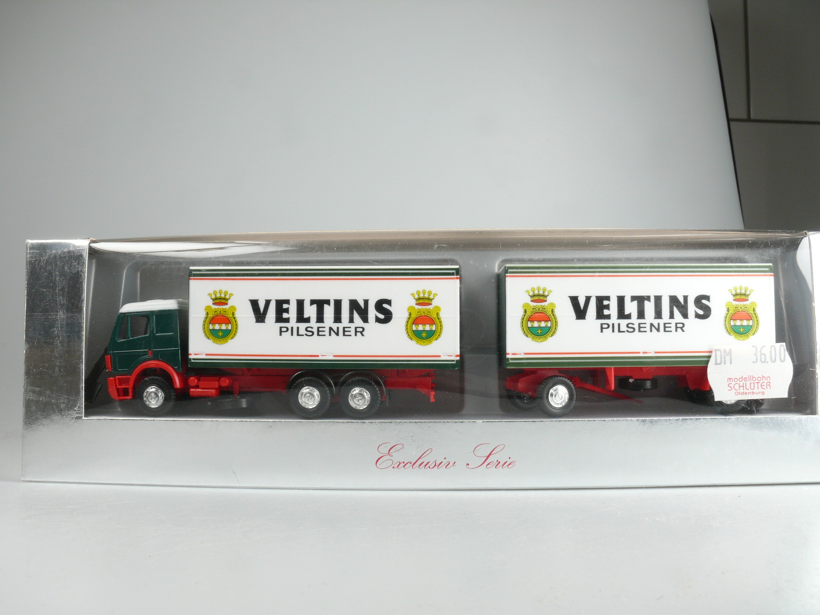 Lot Miniatures Herpa 1/87 - Camions DAF Publicitaires Veltins Et Warsteiner, Occasion