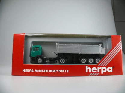 1:87 Herpa 141697 MAN HINTERKIPPER TYP 1: "GRÜN", NEU