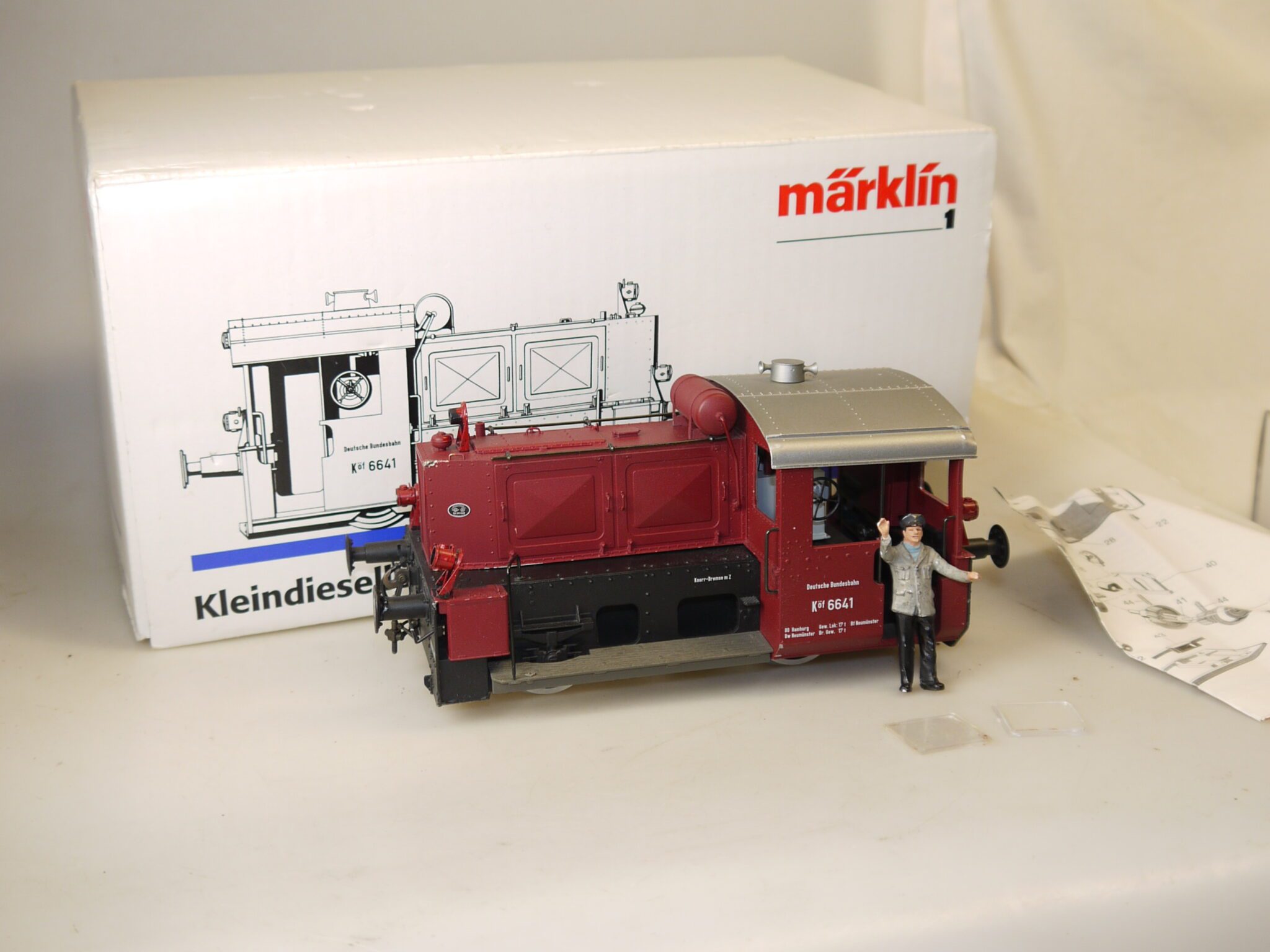 Spur 1: Märklin 55742 Kleindiesellok Köf II, gebraucht/dig./sound/OVP