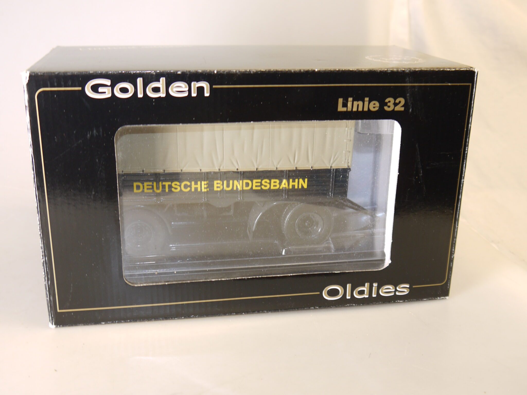 Spur 1/1:32 GMTS Brinkmeier Golden Oldies Linie 32: 2-Achs-Anhänger DB, neuw./ovp – Bild 2