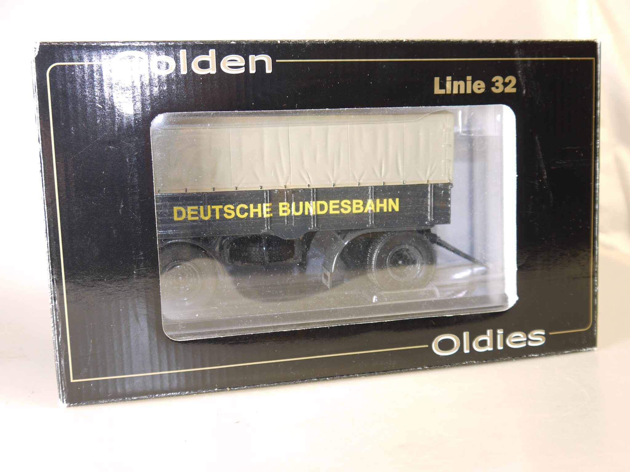 Spur 1/1:32 GMTS Brinkmeier Golden Oldies Linie 32: 2-Achs-Anhänger DB, neuw./ovp