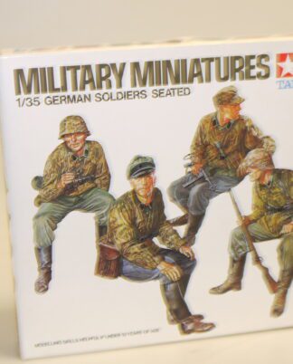 1:35 Tamiya MM194-200/35109 German Soldiers seated, neuw./ovp