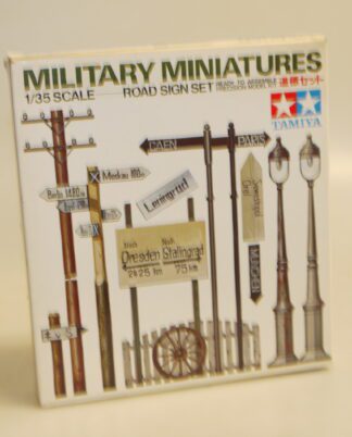 1:35 Tamiya MM167-200/3567 Road Sign Set, neuw./ovp