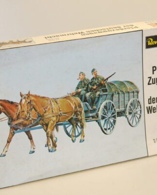 1:35 Revell/Esci H-2262 Pferde-Zugwagen Wehrmacht, neu/unbespielt