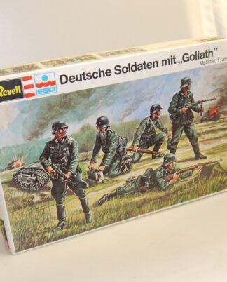 1:35 Revell/Esci H-2223 Dt. Soldaten mit Goliath, neu/unbespielt