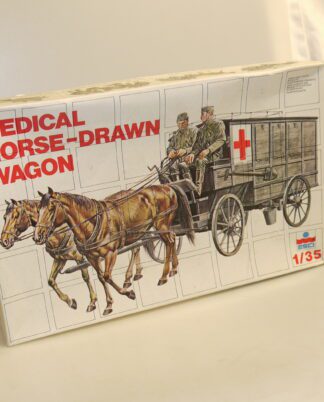 1:35 ESCI 5014 Medical Horse-Drawn Wagon, neuw./ovp