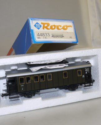 h0 Roco 44833 Abteilwagen 2.Kl./Gep.Abt. DR, neu/ovp