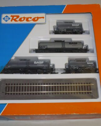 H0 Roco Kesselwagen-Set 44021 'BASF' - top/ovp