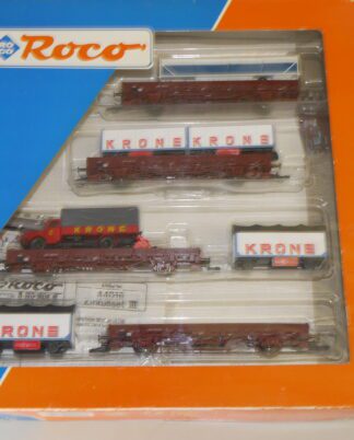 H0 Roco 44016 Güterwagen-Set Circus Krone, neuw./ovp/AC-Achsen/KK