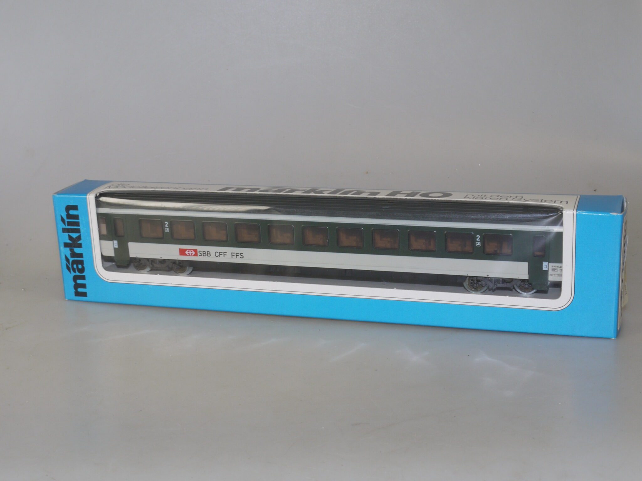 H0 Märklin 4124 Personenwagen 2.Kl. SBB, neuw./ovp