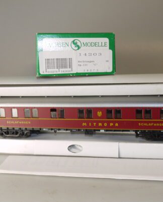 H0 Sachsenmodelle 14203 Hechtwagen/Schlafwagen Ep.III DR, neu/ovp