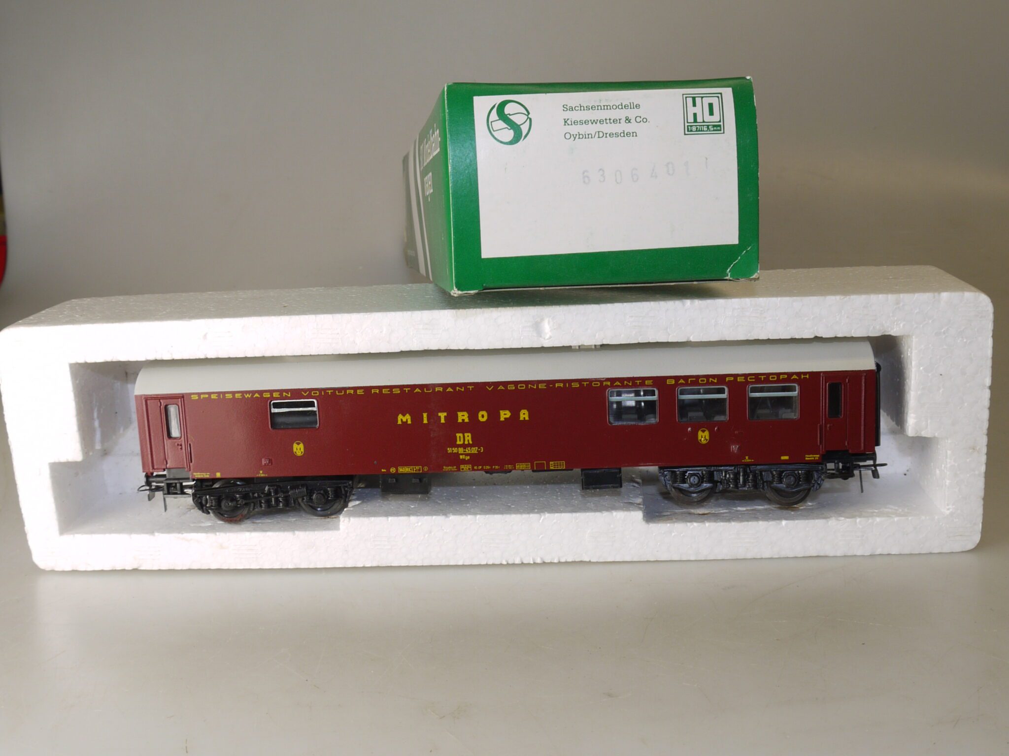 H0 Sachsenmodelle 6306401 Speisewagen Wrge DR, neu/ovp