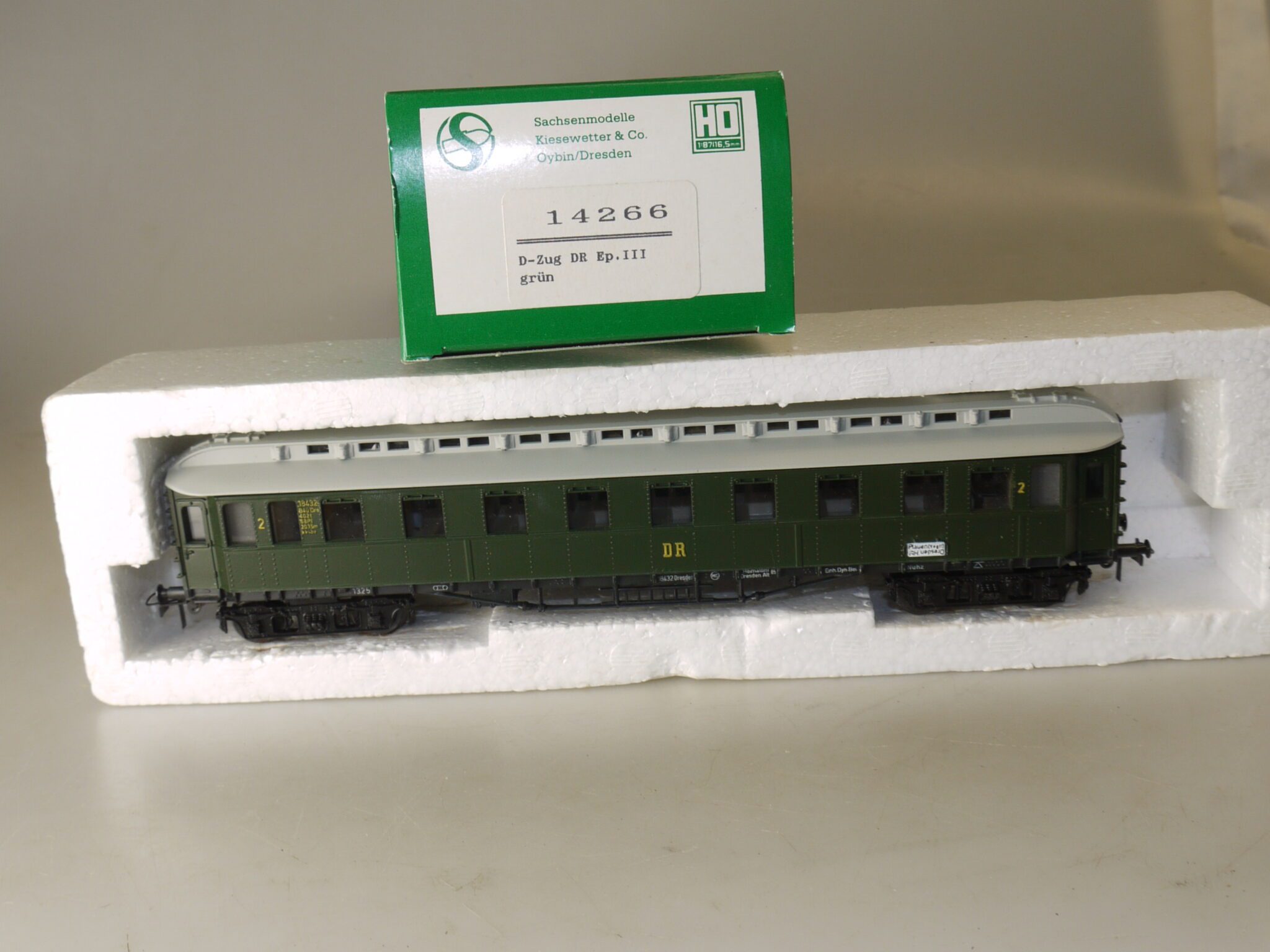 H0 Sachsenmodelle 14266 D-Zugwagen Ep.III 2.Kl. DR, neu/ovp