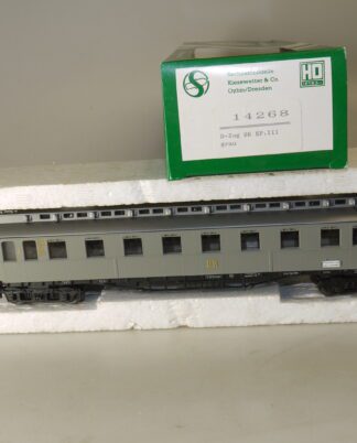 h0 Sachsenmodelle 14268 D-Zugwagen grau 2.Kl. Ep.III DR, neuw./OVP