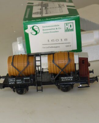 h0 Sachsenmodelle 16018 Weinfasswagen SNCF, neuw./OVP