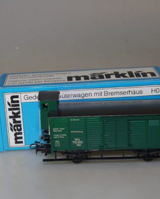 H0 Märklin 4679 Ged. Güterwagen grün NS, neu/ovp