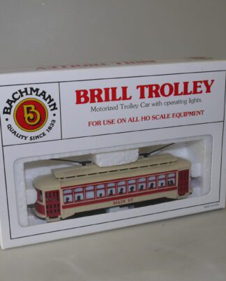H0 Bachmann Brill Trolley 61047 Main St, neu/ovp