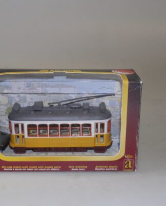 H0 Amarelis/Hongwell Lissabon hist. Straßenbahn, neu/ovp/mit Antrieb