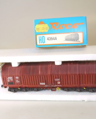 H0 Roco 4394A Teleskophaubenwagen DB Sahimms, top/OVP/gealtert