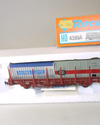 H0 Roco 4399A Containerwagen DB/Hapag-Lloyd, neuw./ovp/KK
