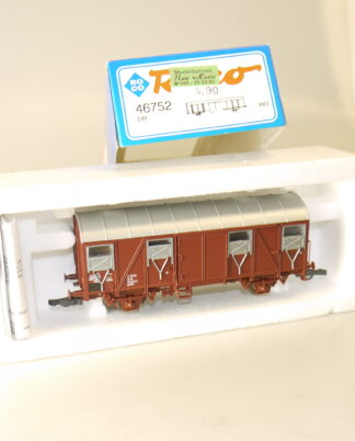 h0 Roco 46752 Ged.Güterwagen DR, neuw./ovp/KK/leicht gealtert