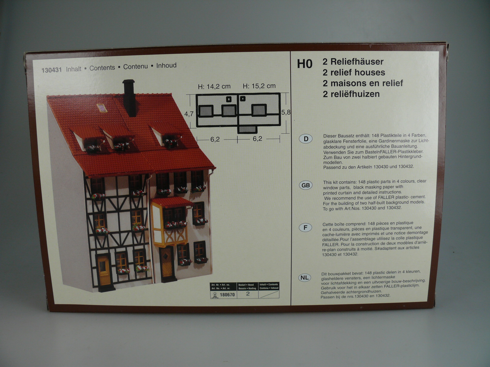 Faller 191786 Stadthaus Mit Sattlerei Häuser H0 Modellbahn Katalog