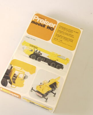 1:87/h0 Preiser Bausatz 1106 Teleskopkran Krupp/Faun - neuw./ovp