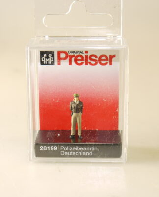 1:87/h0 Preiser 28199 Polizeibeamtin - neuw./ovp