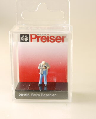 1:87/h0 Preiser 28195 Beim Bezahlen - neuw./ovp