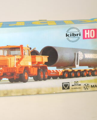 1:87 Kibri Bausatz 10120 Faun Ballastpritsche mit Schwerlast Anh., neuw./ovp