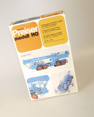 1:87/h0 Preiser Bausatz 1108 Faun/Krupp Teleskopkranwagen - neuw./ovp
