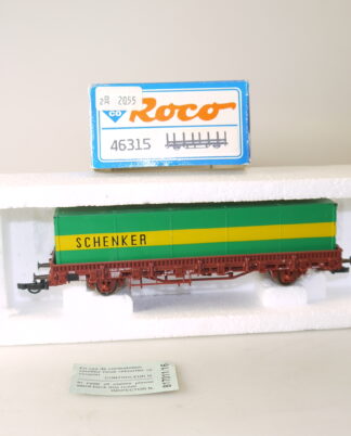 H0 Roco 4399A Containerwagen Schenker, top/ovp/KKK/leicht gealtert