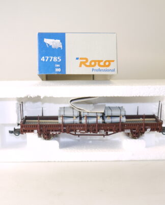 H0 Roco 47785 Rungenwagen ÖBB mit Röhrenladung, top/ovp/KKK