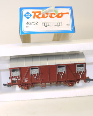 h0 Roco 46752 Ged.Güterwagen DR, top/ovp/KKK