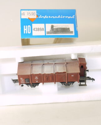 Roco H0 4389A/46276: Klappdeckelwagen DB, top/ovp/KKK