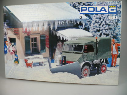 Modellbau POLA 1891 SPUR g 'UNIMOG + SCHNEEPFLUG', NEU