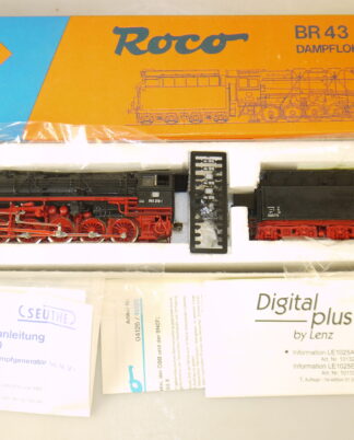 h0: Roco 04126A: Dampflok BR 043 315-1, gebr./ovp/Lenz-Decoder/Rauch