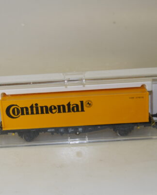 H0 Fleischmann 97 5238K Containerwagen Continental, neuw./ovp/KK