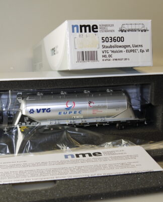 H0 NME 503600 Staubsilowagen Uacns VTG Holcim-Eupec, neuw./ovp