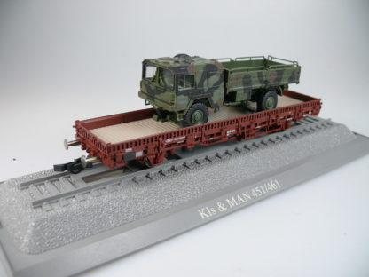 h0 Roco Minitanks 854: 'Kls und MAN 451/461 tarnfarben', neuw./ovp – Bild 3