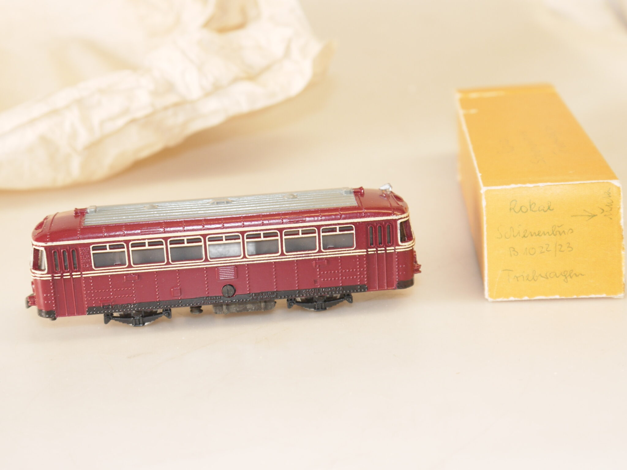 1:120 Spur TT Rokal B2022/23 Schienenbus Triebwagen, top/Ersatz-Vp