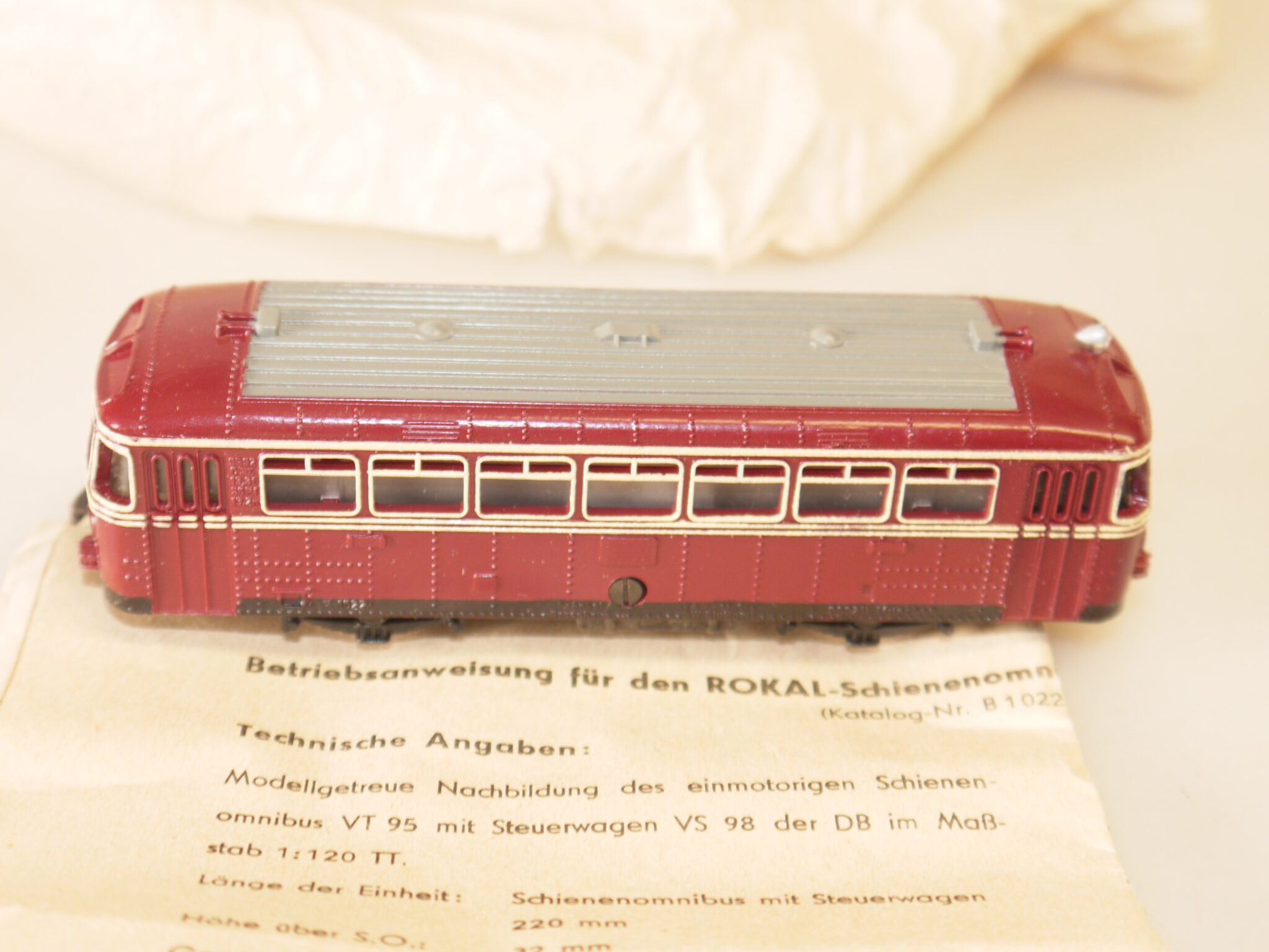 1:120 Spur TT Rokal B2022/23 Schienenbus Triebwagen, top/Ersatz-Vp – Bild 4