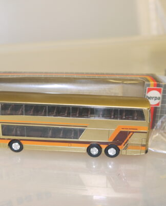1:87 Herpa 830461 Doppelstockbus Setra gold - neu