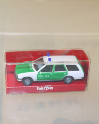 1:87 Herpa Somo Opel Rekord E Caravan Polizei, neuw./ovp