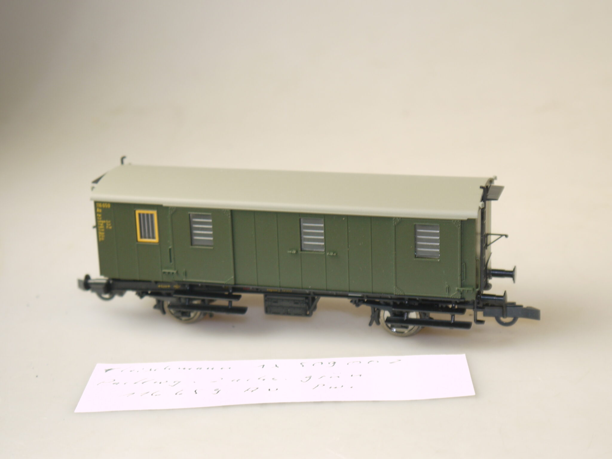 H0 Fleischmann 509002 Gepäckwagen Pwi, top, aber ohne ovp